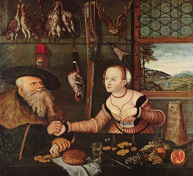 Lucas Cranach the Elder Die Bezahlung